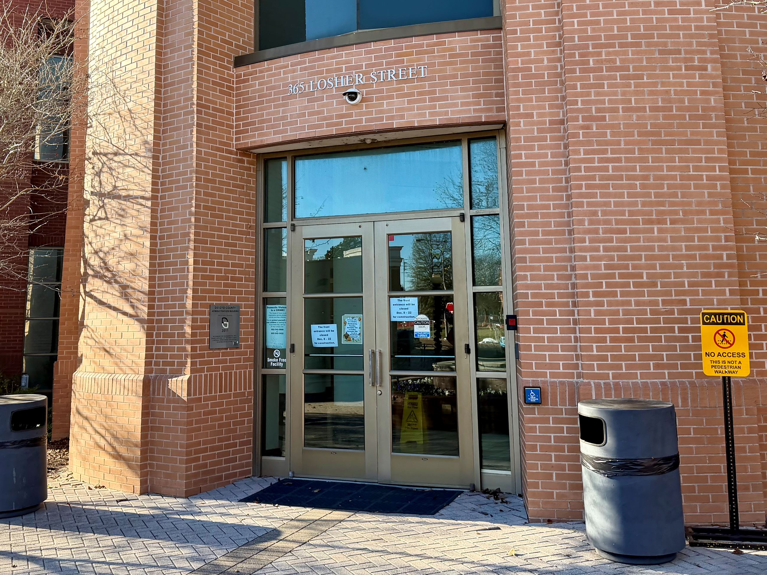 Front Entrance Admin