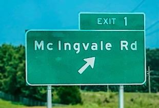 McIngvale Exit Sign